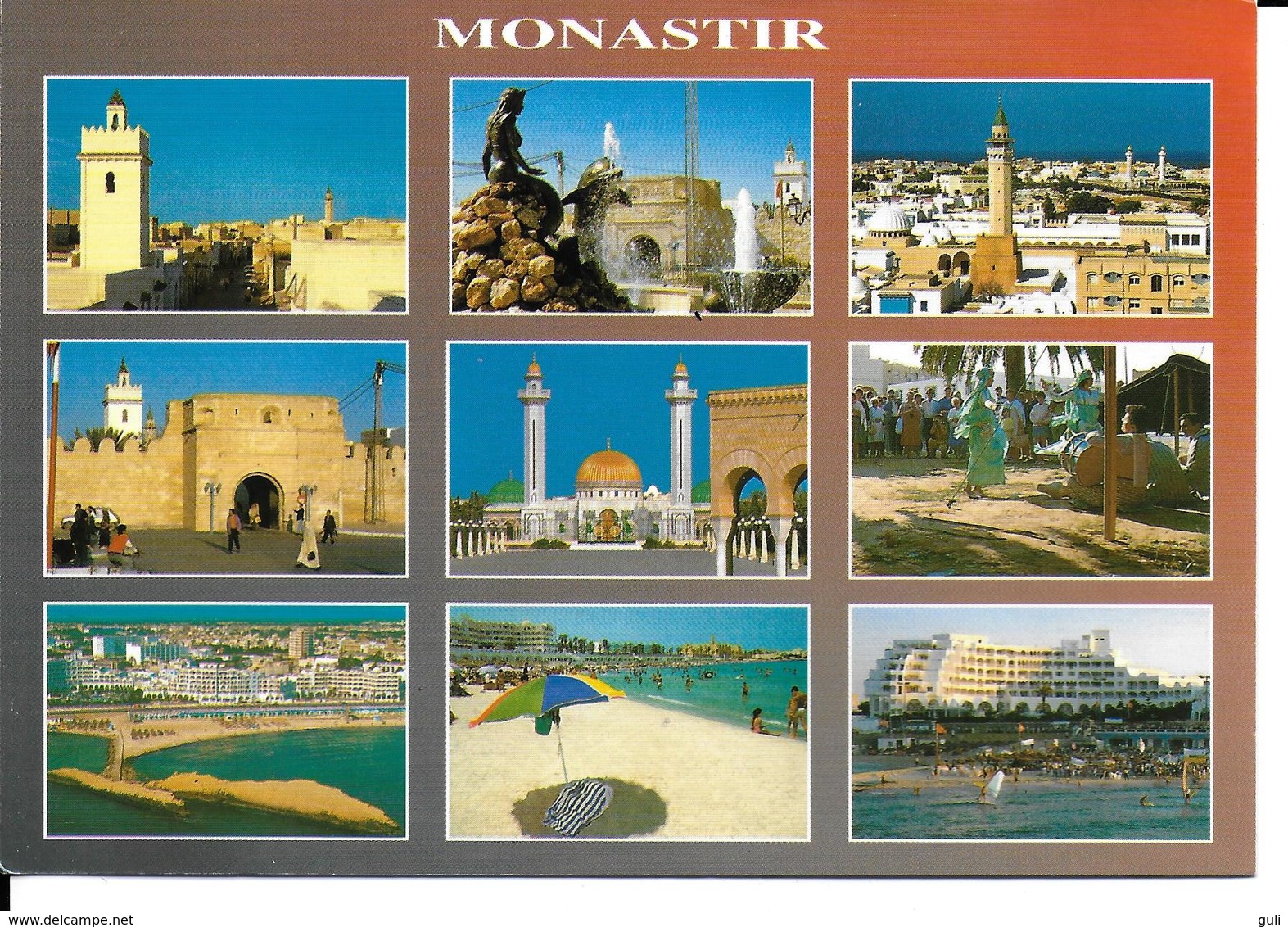 Afrique- TUNISIE  MONASTIR Multi Vues  *PRIX FIXE - Tunisie