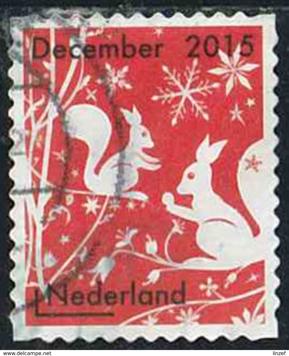 Pays-Bas 2015 Yv. N°3356 - Décembre - Ecureuils - Oblitéré - Oblitérés