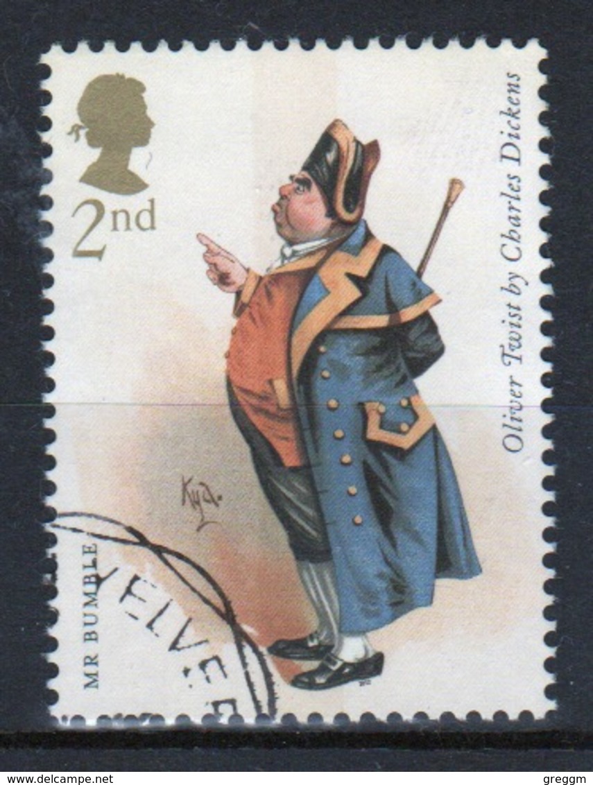 Great Britain 2012  1 X 2nd Commemorative Stamp From The Charles Dickens Set. - Gebraucht