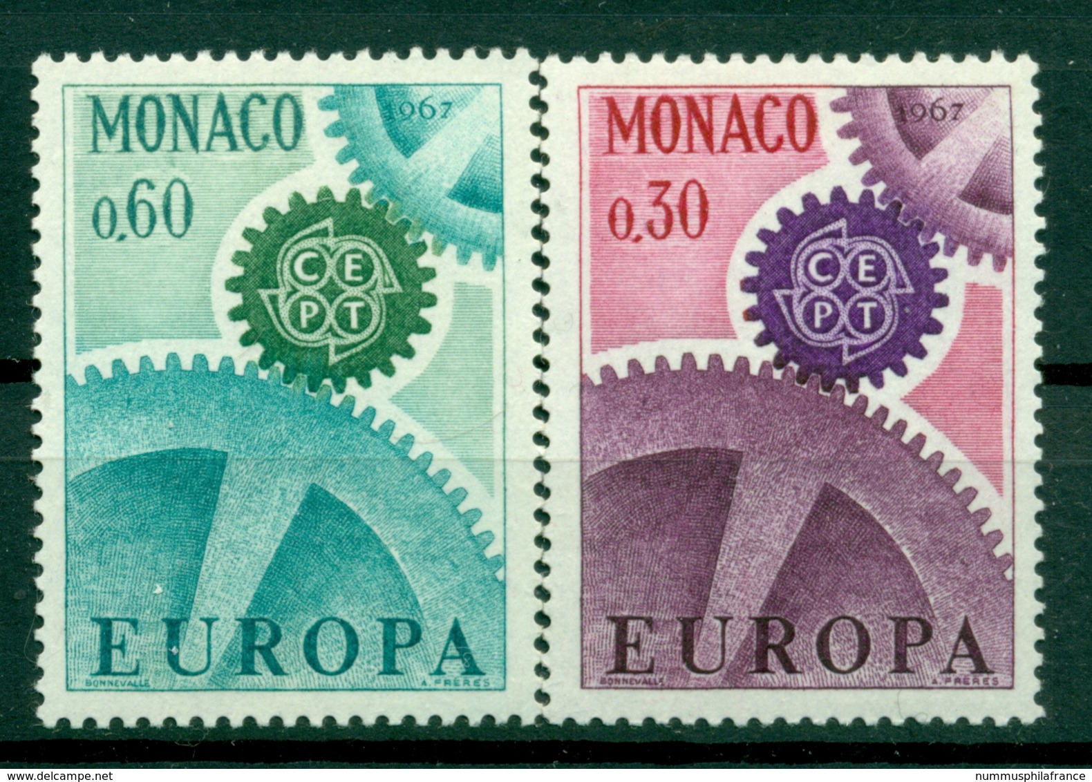 Monaco 1967 - Y & T  N. 729/30 - Europa - Neufs