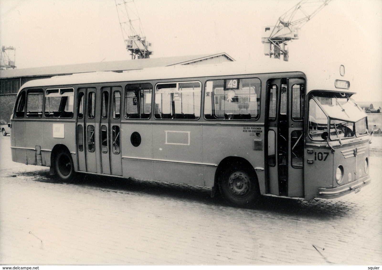 Bus, Omnibus, Magirus Deutz/ Hainje 1960, Rotterdam Public Transport, Real Photo - Auto's