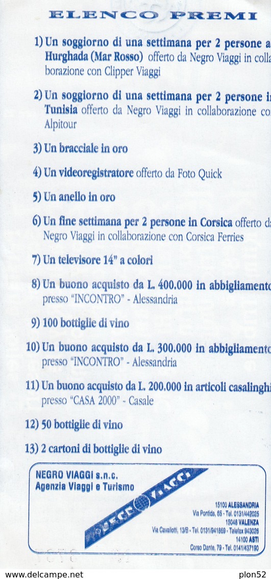 12271-LOTTERIA DI LUSTANDO-LU MONFERRATO(AL) - Biglietti Della Lotteria