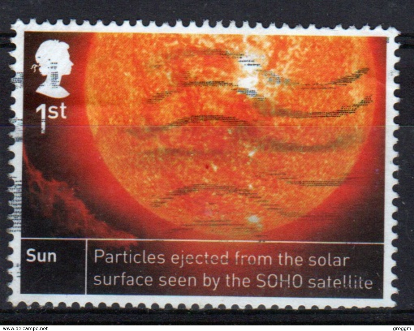 Great Britain 2012  1 X 1st Commemorative Stamp From The Space Science Set. - Used Stamps