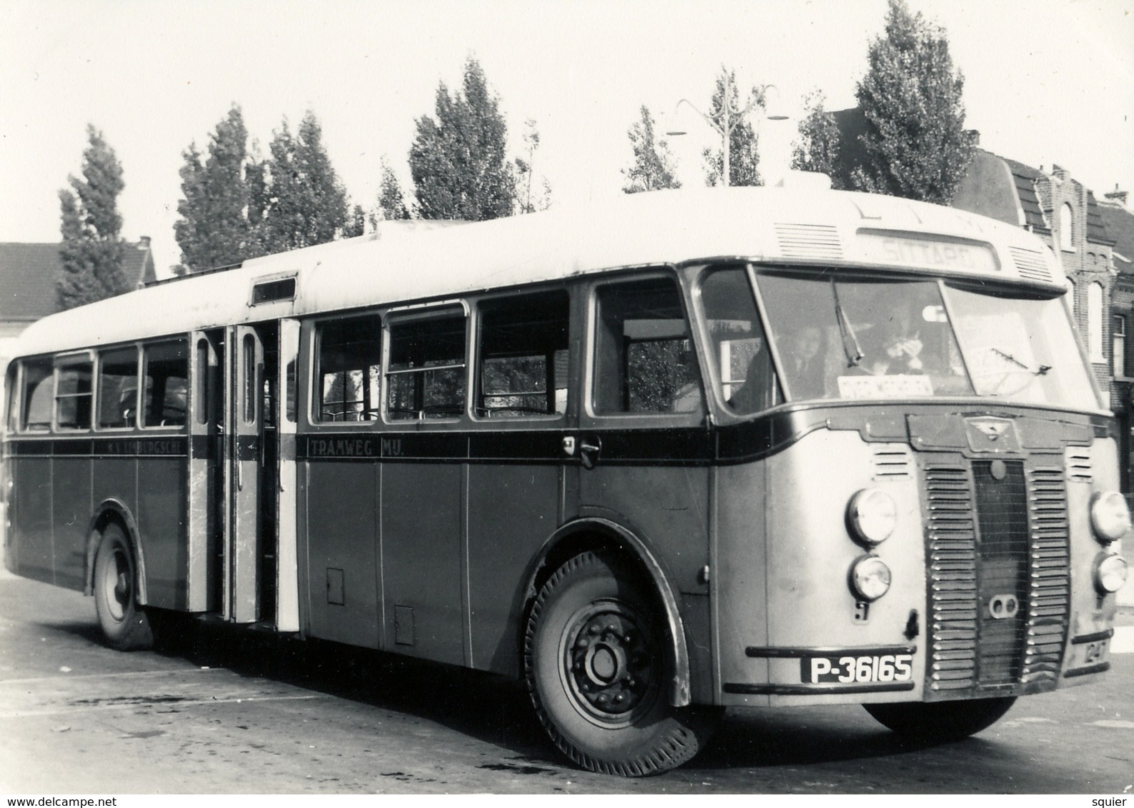 Bus, Omnibus, Crosley- Werkspoor, LTM 1247,1947, Public Transport, Real Photo - Auto's