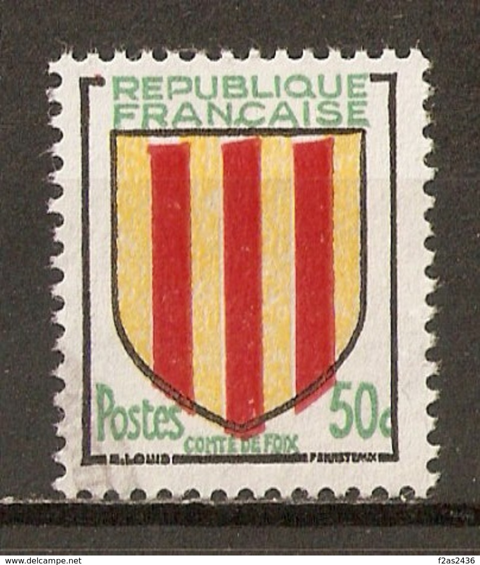 1955 - Armoiries De Provinces (VIII) - Comté De Foix - N°1044 - 1941-66 Armoiries Et Blasons
