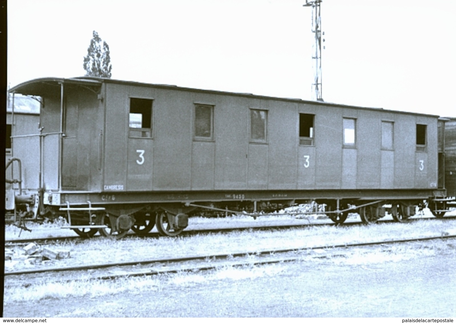 CAUDRY     CP PHOTO    EPOQUE 1955 REEDITION                JLM - Bahnhöfe Mit Zügen