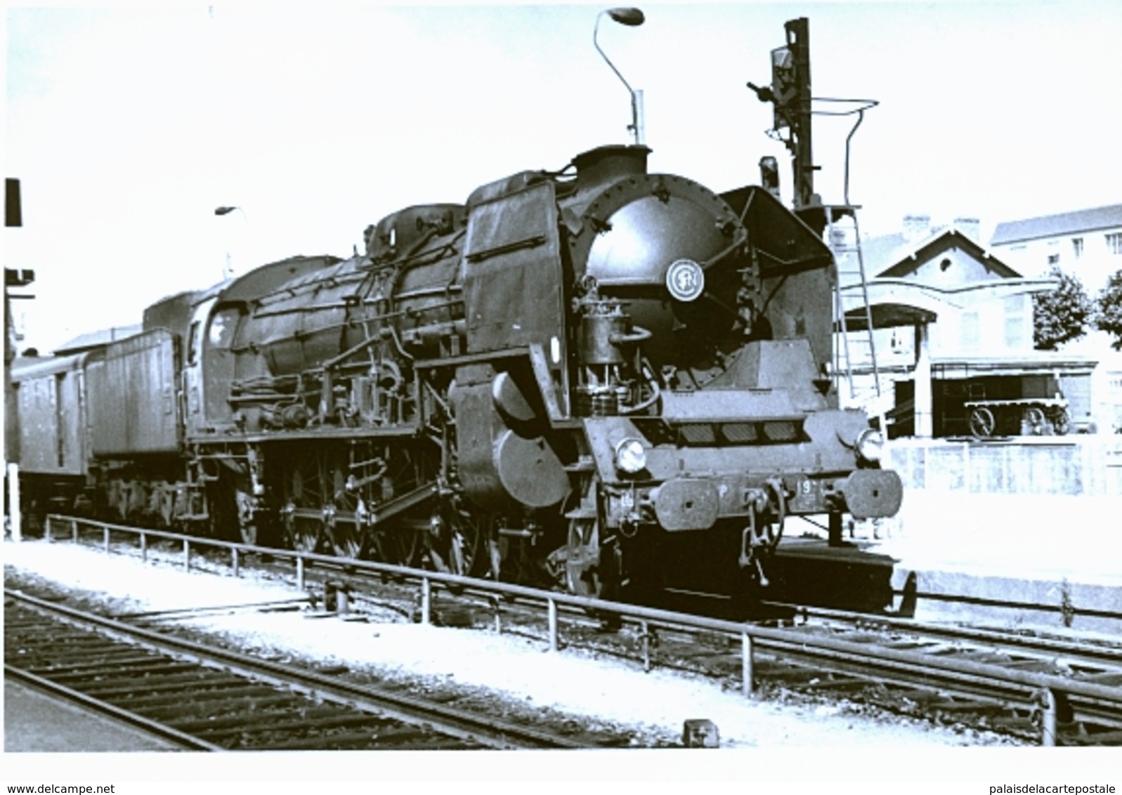LOCOMOTIVE 241 P PHOTO ORIGINALE                 JLM - Gares - Avec Trains