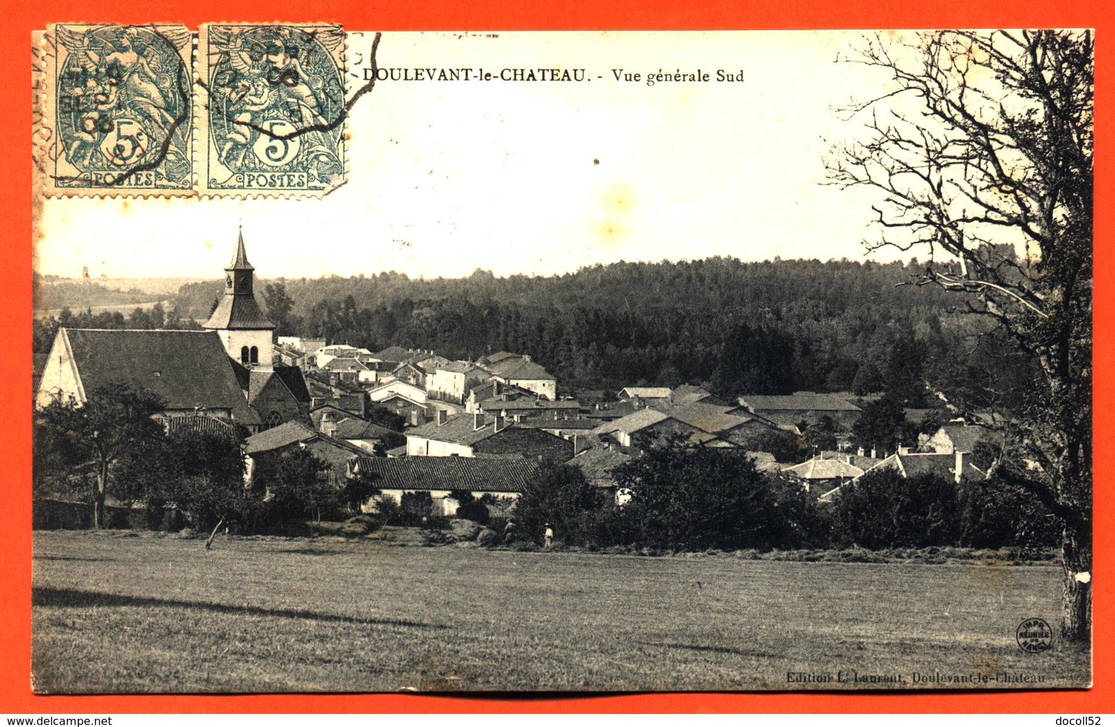 CPA 52 Doulevant Le Chateau " Vue Générale Sud " - Doulevant-le-Château