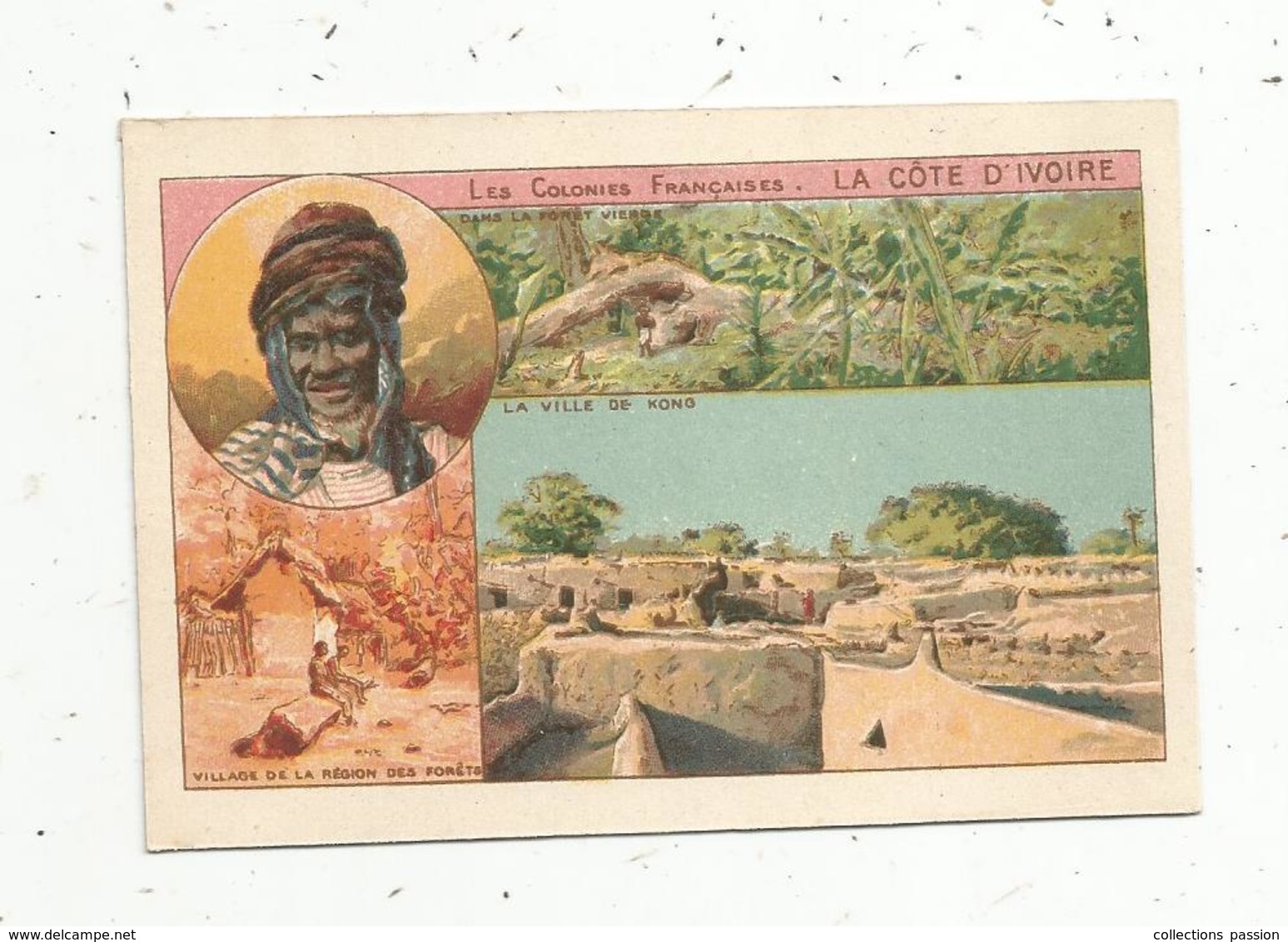 Chromo , Les Colonies Françaises , LA CÔTE D'IVOIRE , 2 Scans - Autres & Non Classés