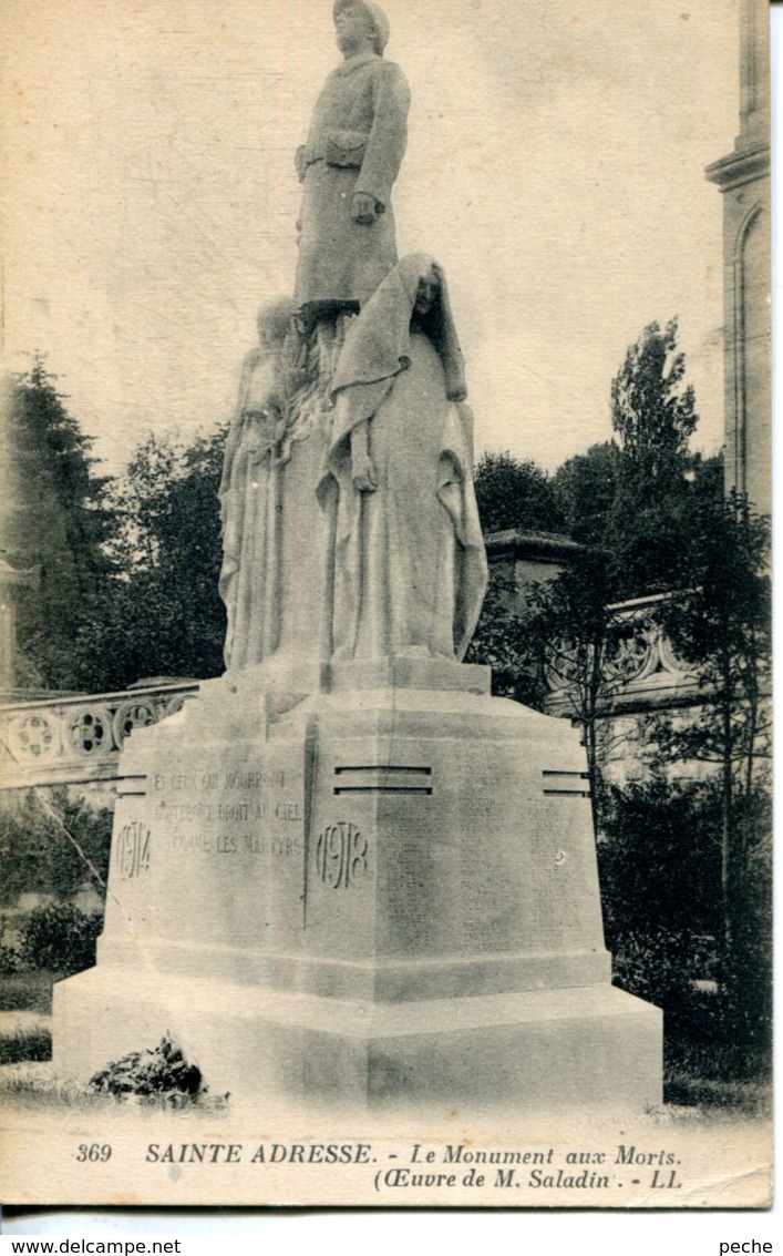 N°70255 -cpa Le Havre -le Monument Aux Morts- - Non Classés