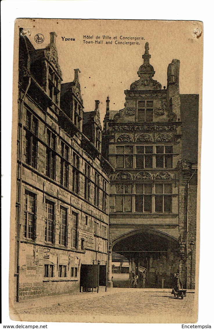 CPA - Carte Postale Belgique-Ieper - Hôtel De Ville Et Conciergerie  VM659 - Ieper