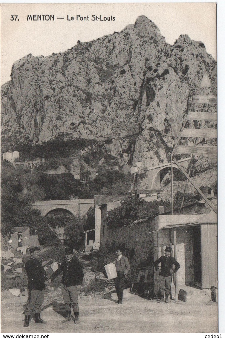 MENTON  LE PONT ST LOUIS - Menton