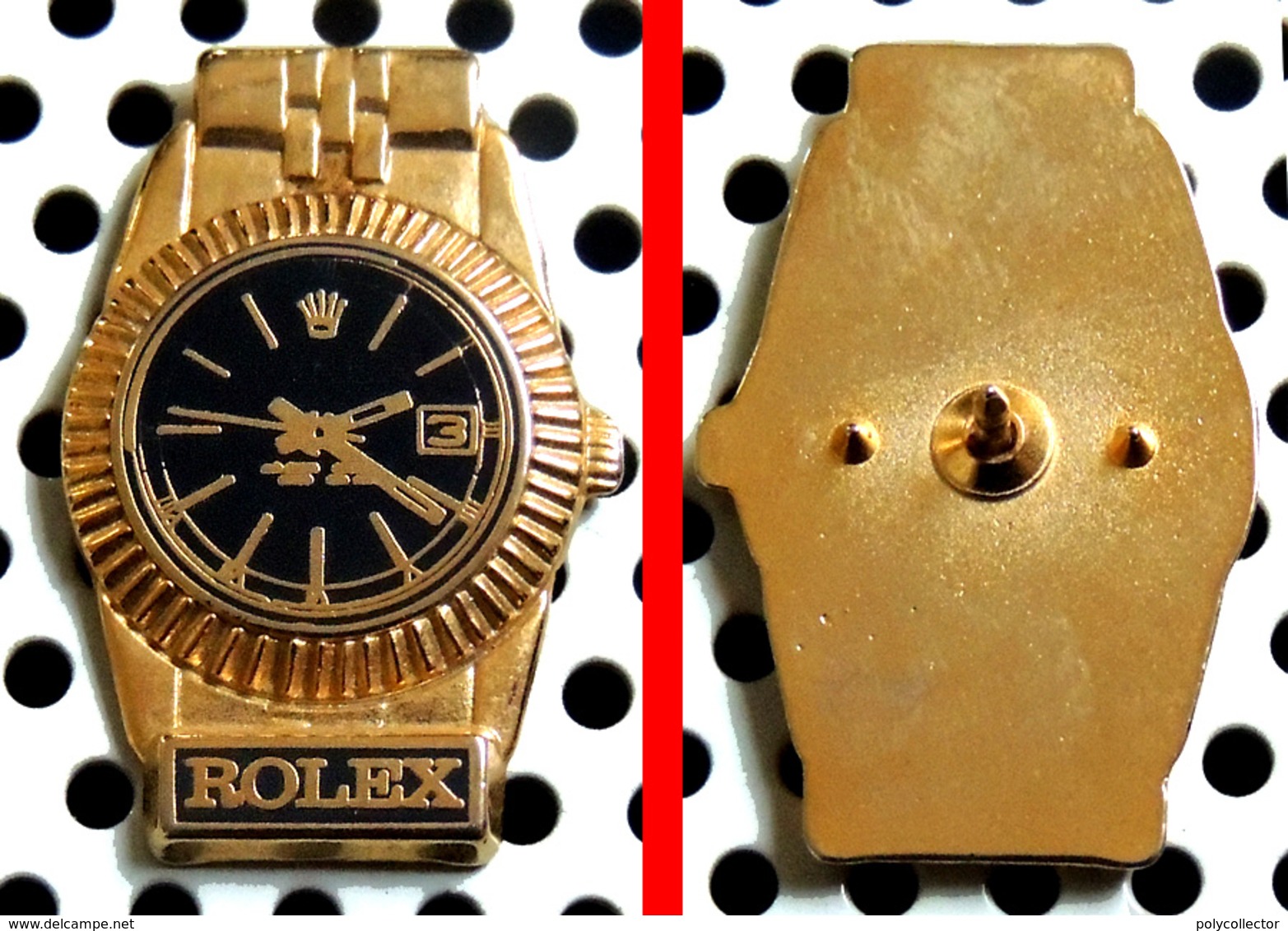 Pin's émaillé Montre ROLEX (sans Marquage Au Verso) - Marques