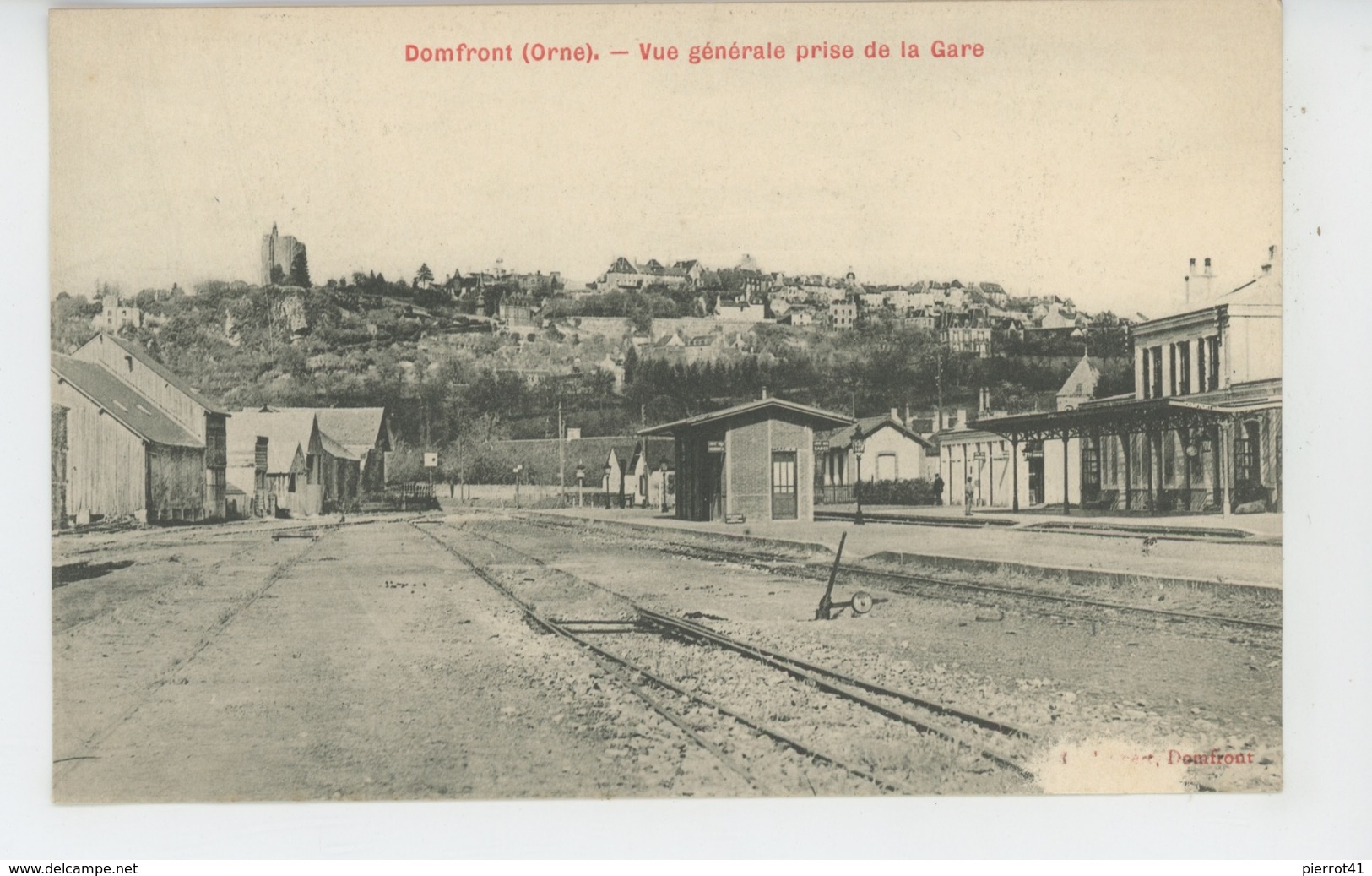 DOMFRONT - Vue Générale Prise De La Gare - Domfront