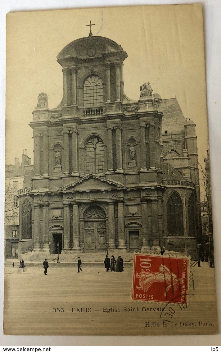 Paris. Eglise Saing Gervais. Précurseur  356 Le Deley - Eglises