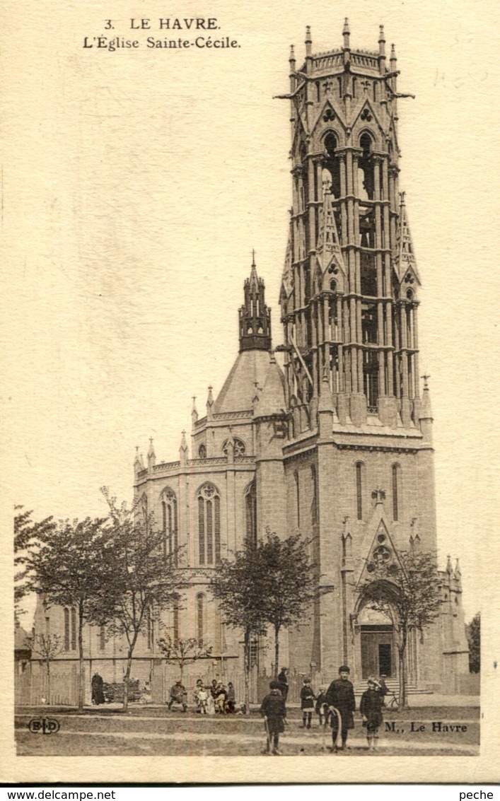 N°70265 -cpa Le Havre -église Ste Cécile - - Non Classés