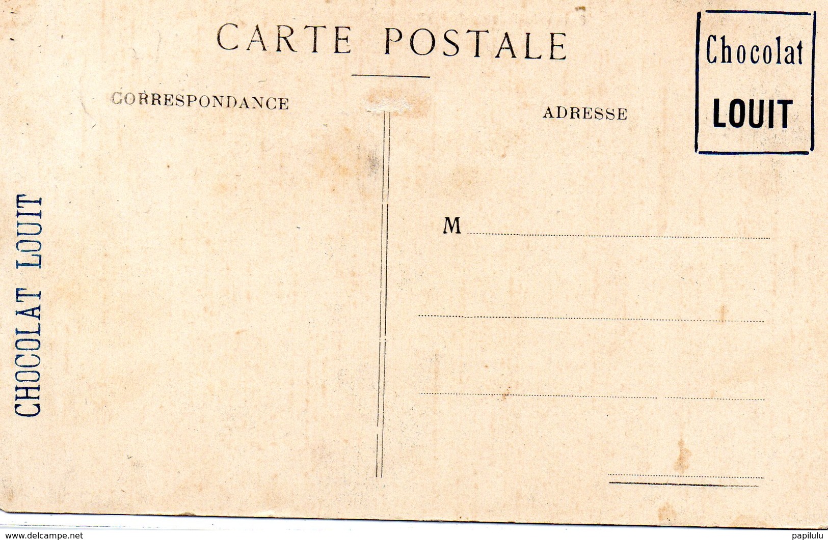 DEPT 37 : édit. Chocolat Louit : Camp De Ruchard Vue Générale Des Tentes - Autres & Non Classés