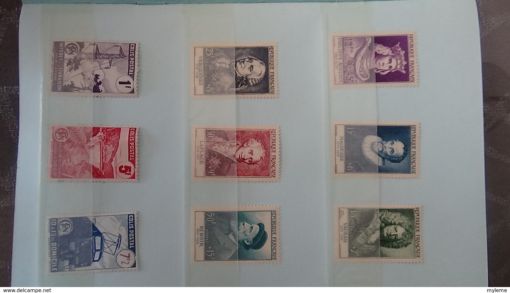 Carnet à Choix Dont Séries Grands Hommes, Timbres ànnées 40 à 60, Carnets Croix Rouge  Tout Est **. Côte Très Sympa !!! - Collections (en Albums)