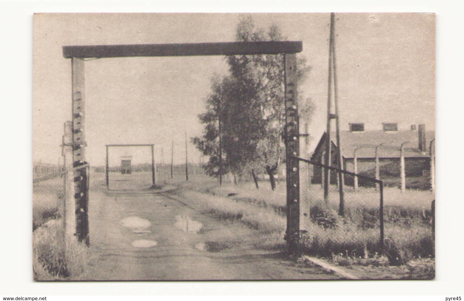 POLOGNE BRZEZINKA BIRKENAU WEJSCIE DO OBOZU ZENSKIEGO ENTREE DU CAMP POUR FEMMES - Polen