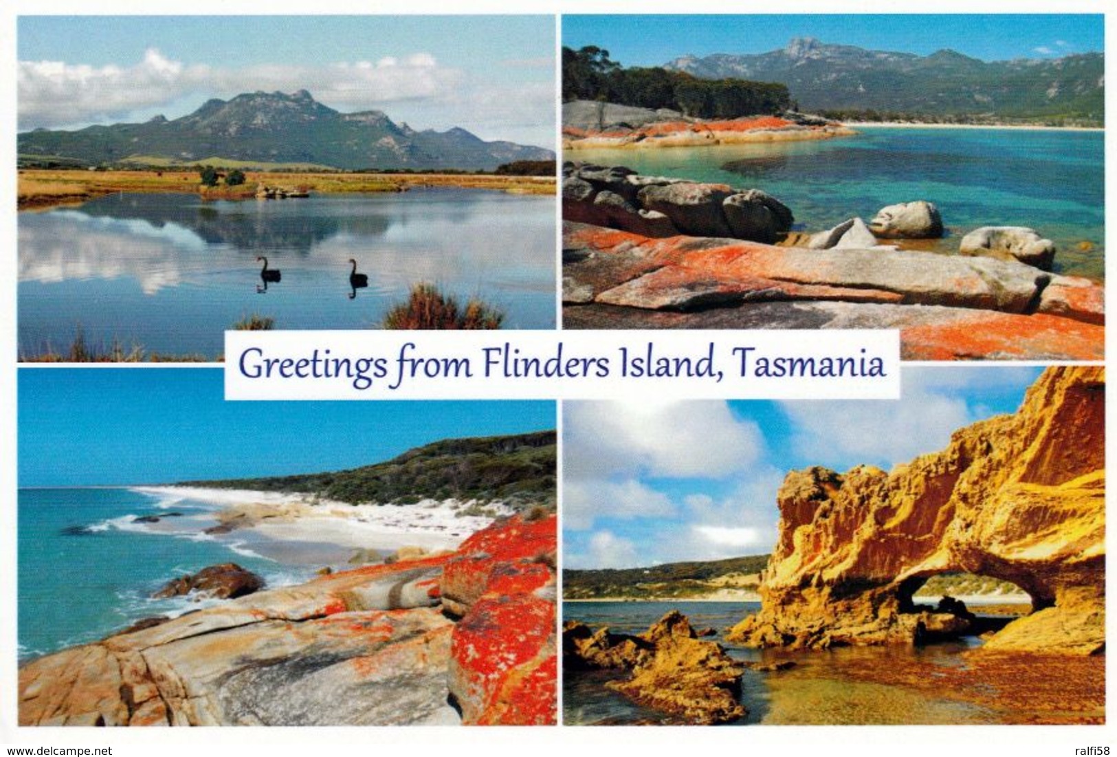 1 AK Flinders Island * Mt. Strzelecki - Trouser Point - East Coast - Marshall Bay - Insel Zw. Australien Und Tasmanien * - Autres & Non Classés