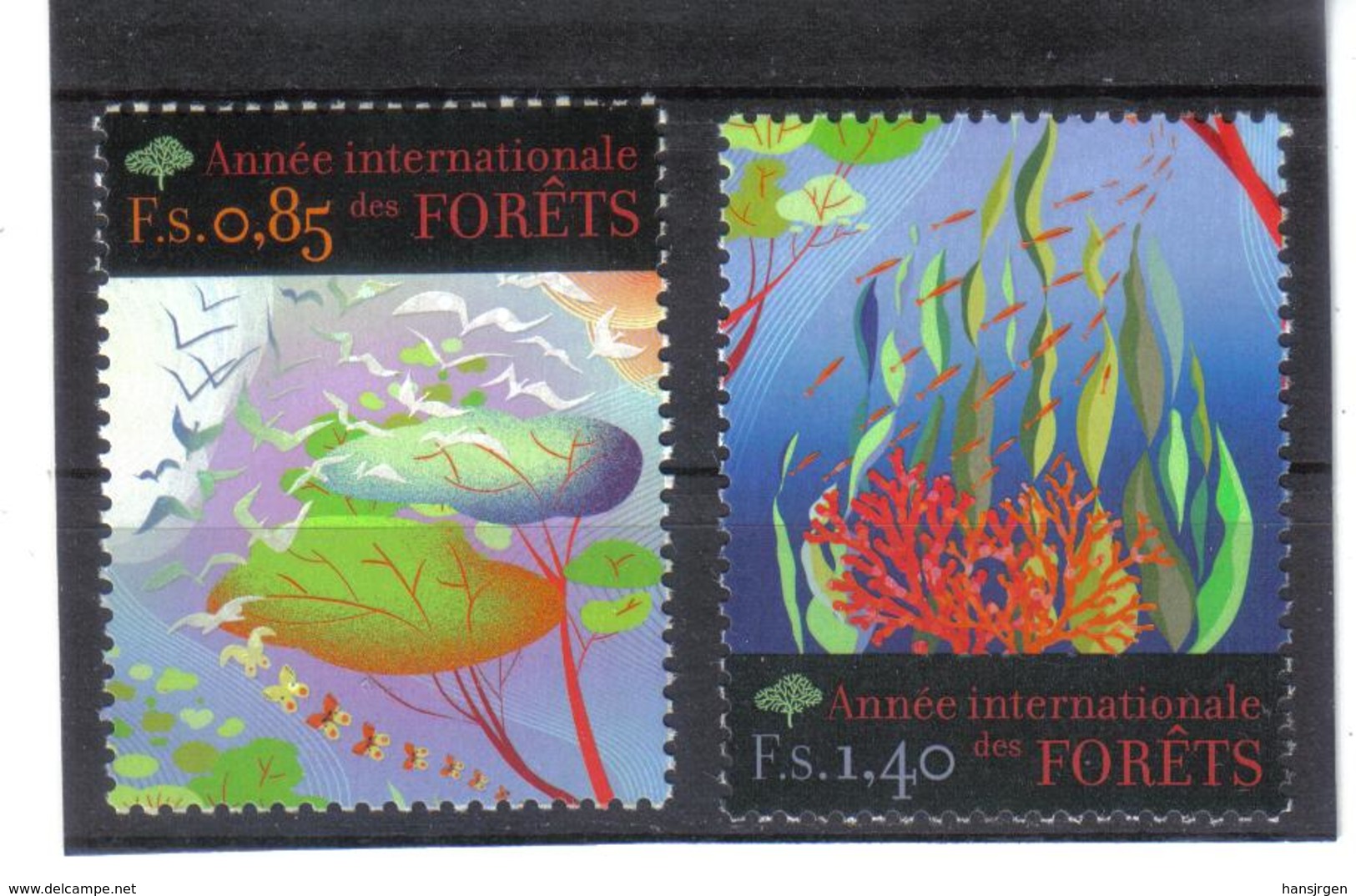 GEO620 UNO GENF 2011 MICHL 778/79 Postfrisch ** SIEHE ABBILDUNG - Unused Stamps