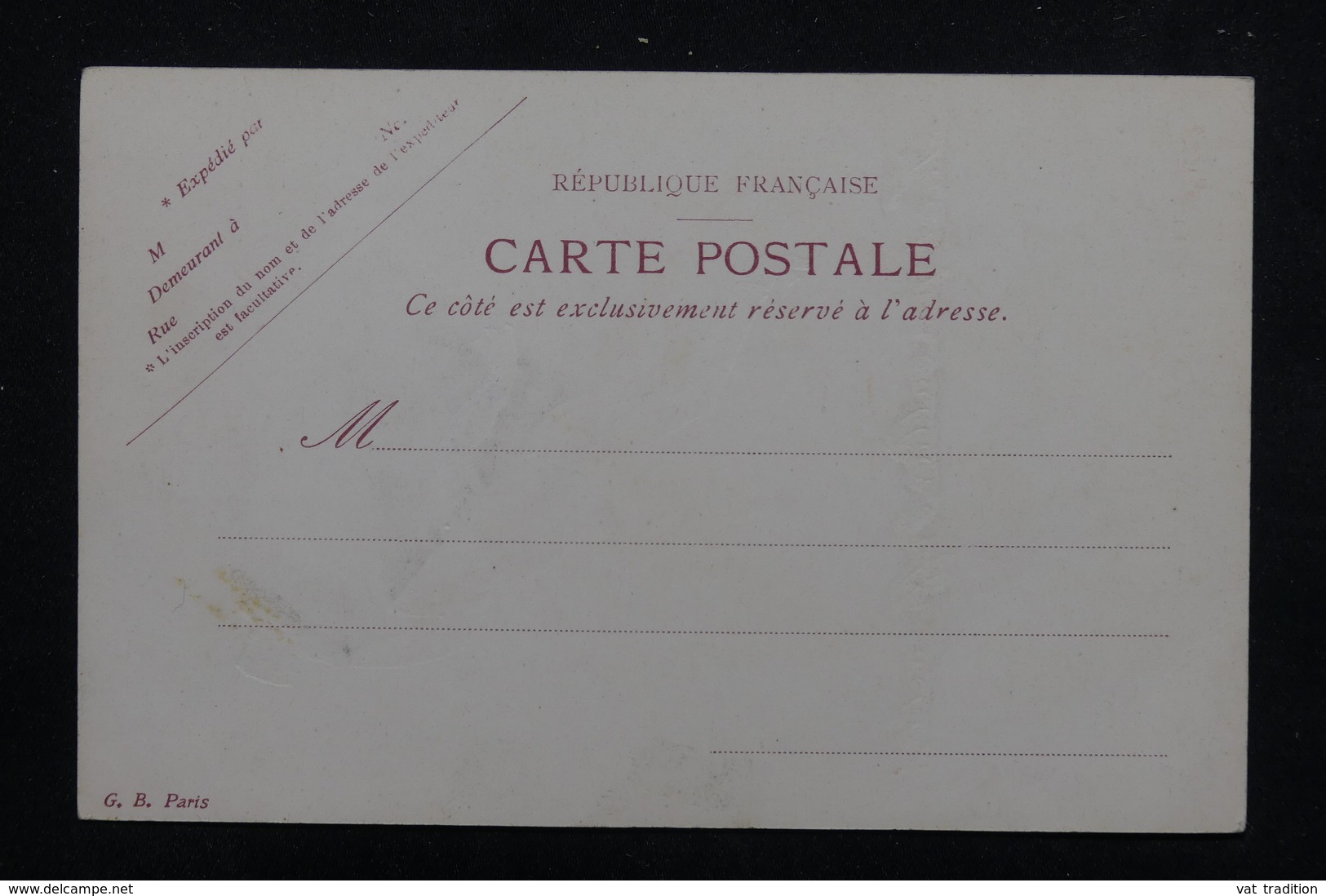 FRANCE - Carte Postale - Représentation Du Type Blanc Pour Promouvoir L 'Affranchissement - L 23250 - Timbres (représentations)