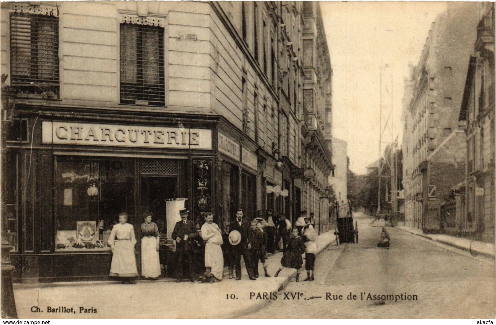 CPA PARIS 16e Rue De L'Assomption. (574923) - Arrondissement: 16