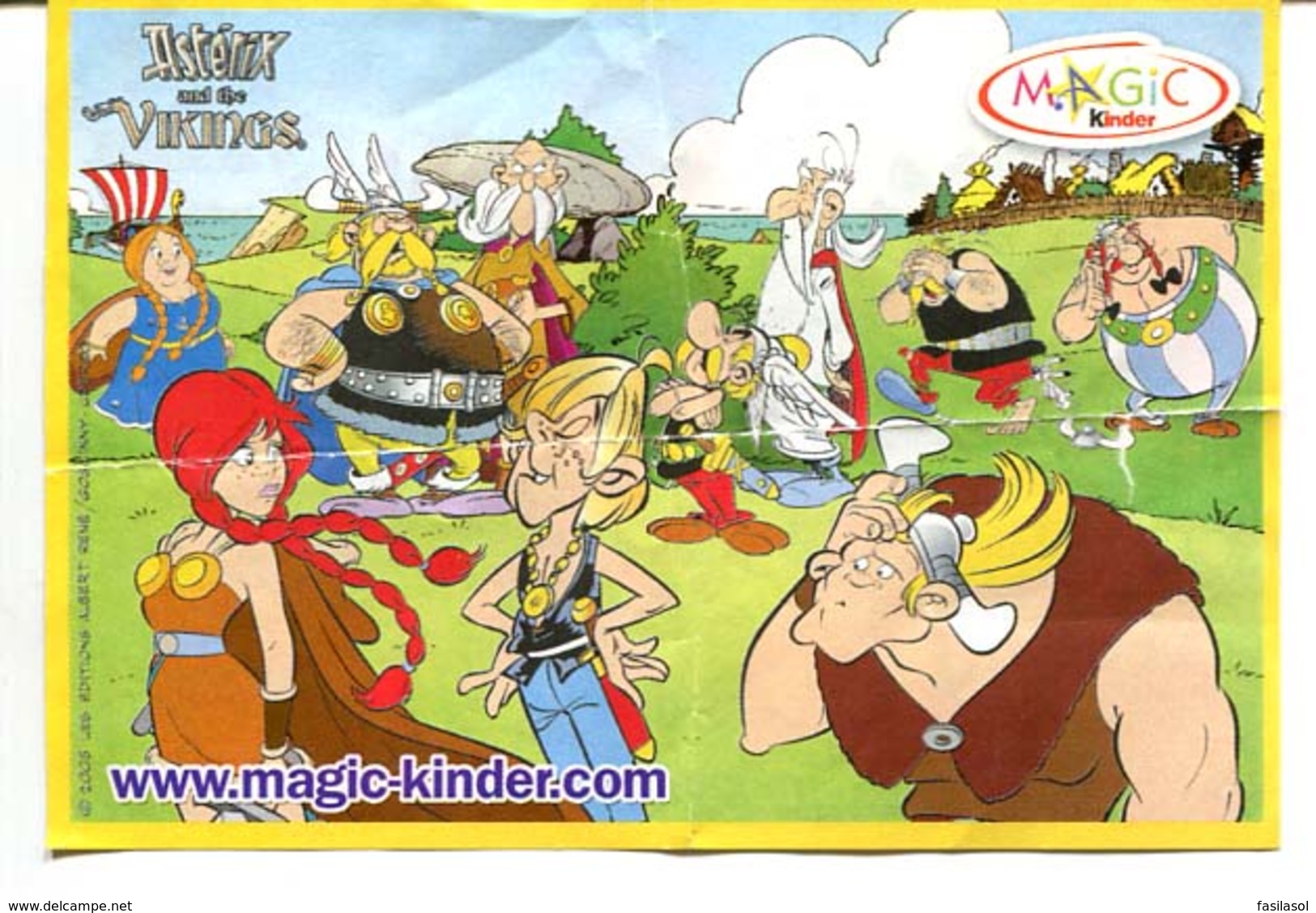 Kinder 2007 : Série Complète : Astérix Et Les Vikings (10 Figurines Avec 1 BPZ) - Astérix & Obélix