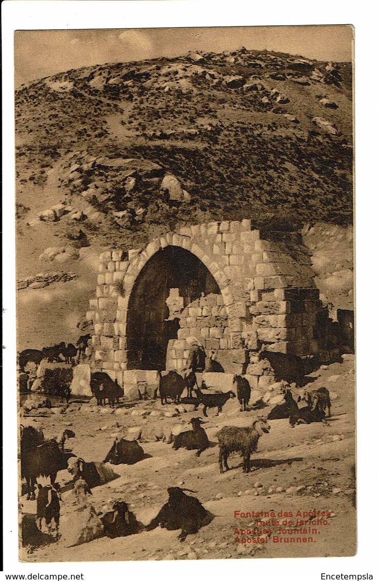 CPA - Carte Postale - JERUSALEM - Fontaine Des Apôtres   VM665 - Israel