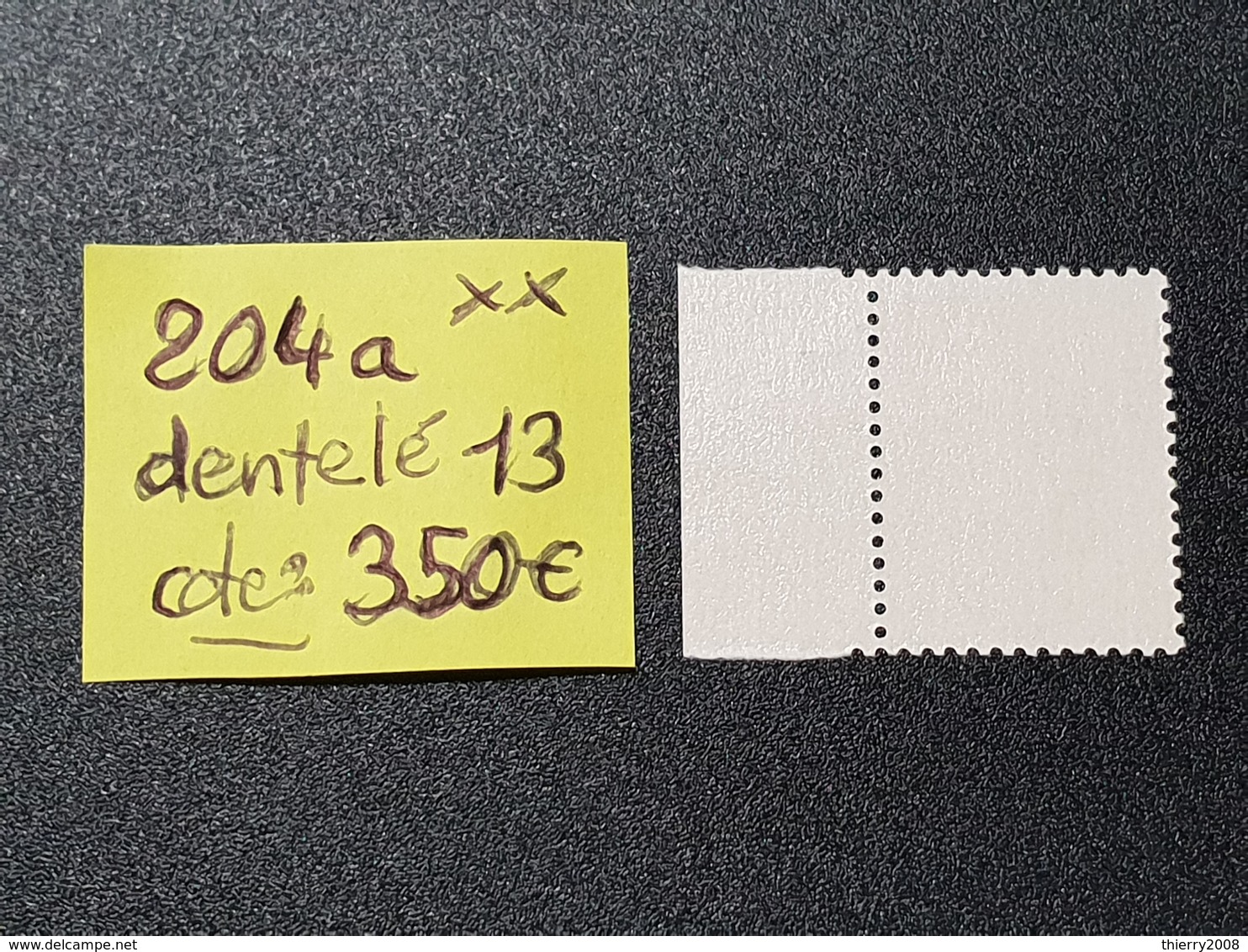 Timbre Préoblitéré N° 204a (Dentelés 13)  Neuf ** Gomme D'Origine Avec Bord De Feuille  TTB - 1989-2008