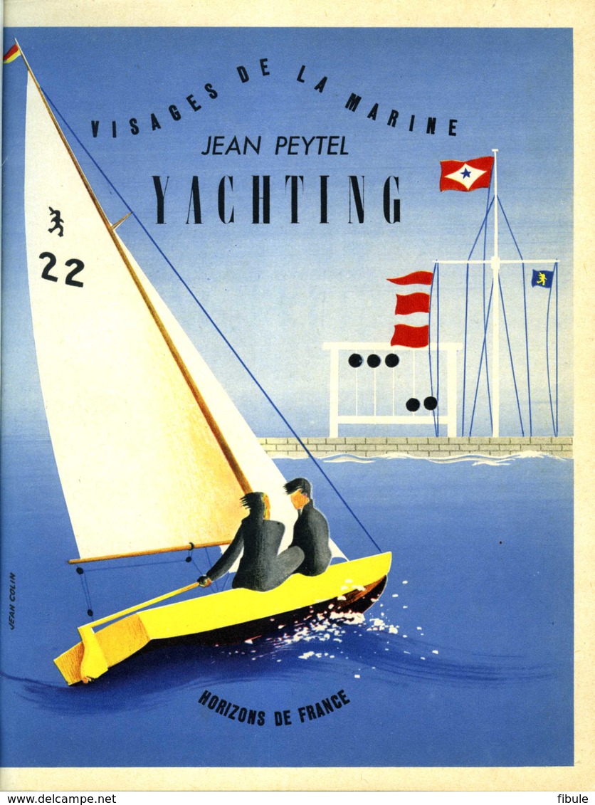 YACHTING Par Jean PEYTEL Année 1950 - Autres & Non Classés