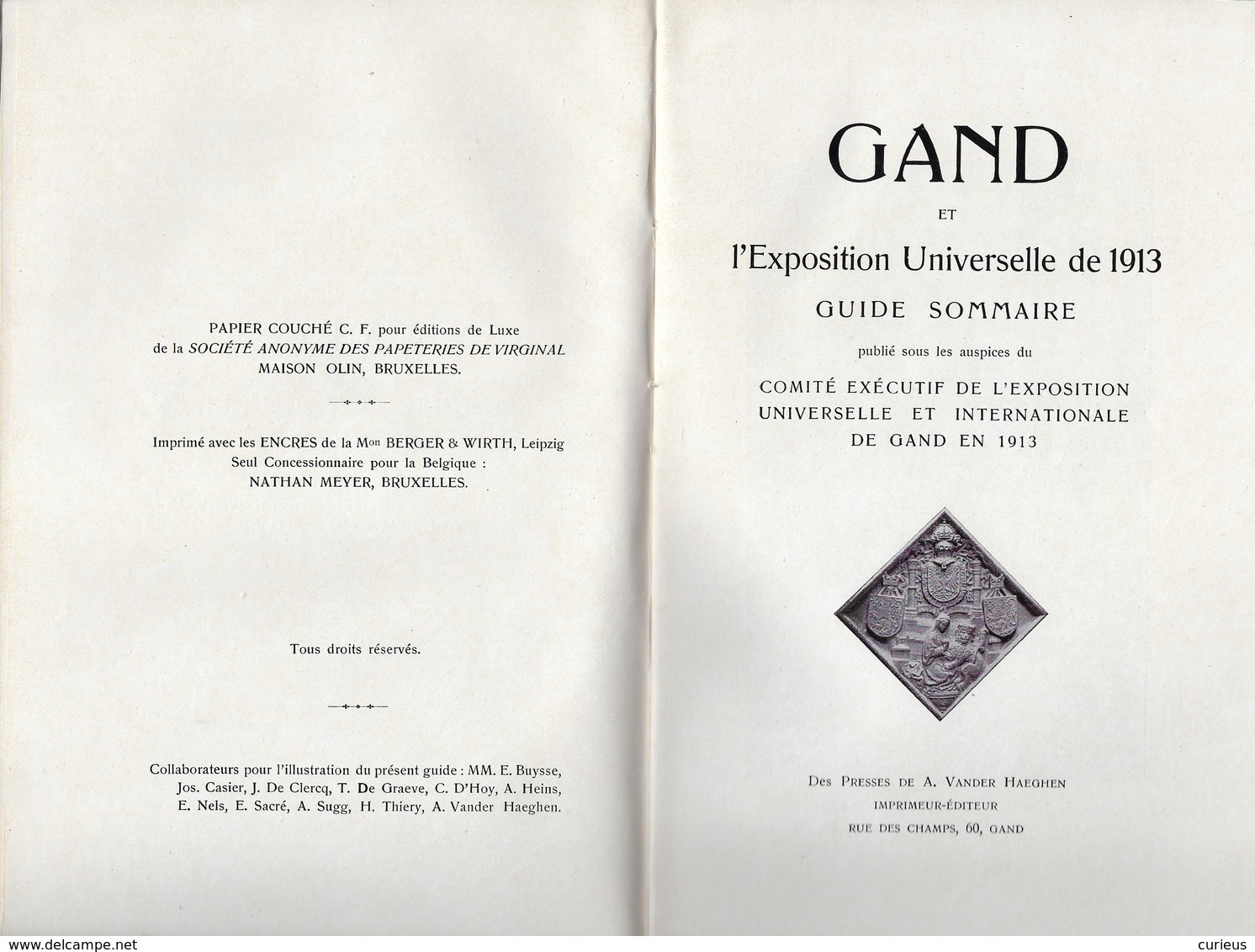 GENT * GIDS EXPO 1913 * VEEL AFBEELDINGEN - RECLAMES - PLAN EXPO - PLAN GENT * ZIE VELE AFBEELDINGEN - Gent