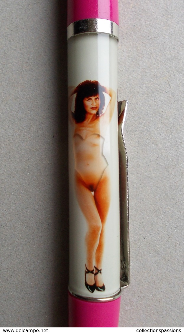 - Stylo Bille Vintage. Femme Qui Se Déshabille - Pin Up. Sexy - - Stylos