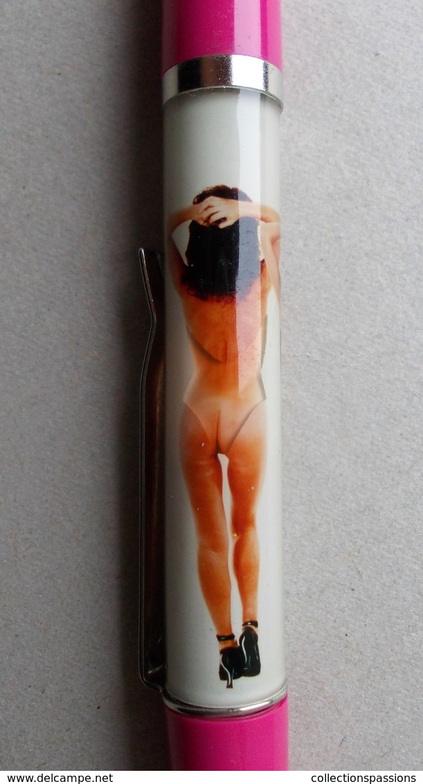 - Stylo Bille Vintage. Femme Qui Se Déshabille - Pin Up. Sexy - - Stylos