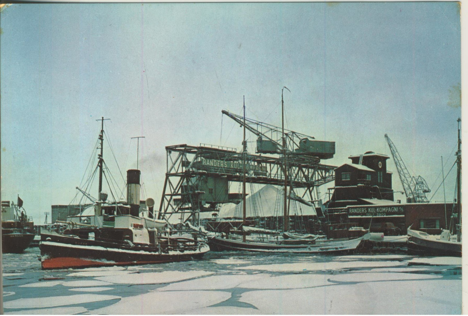 Randers V. 1974  Hafen Im Winter - Kul-Kompani  (55397) - Danemark