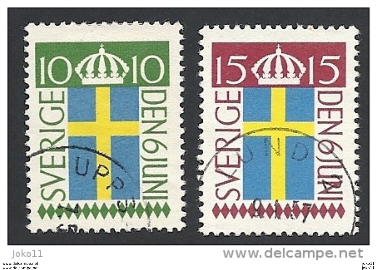 Schweden, 1955, Michel-Nr. 404-405, Gestempelt - Gebraucht