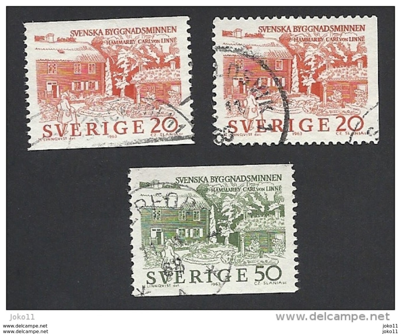 Schweden, 1963, Michel-Nr. 511-512 A+D, Gestempelt - Gebraucht