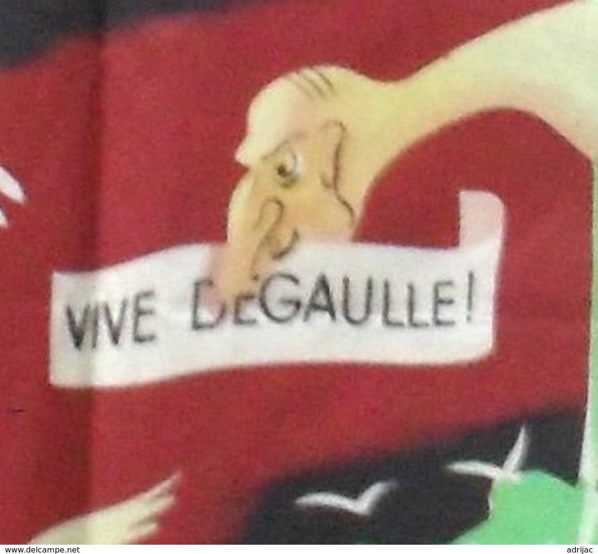 Grande Affiche De Propagande Régime De Vichy 1941 " Les Bobards Sortent Toujours Du Meme Nid "6 Scans - Affiches