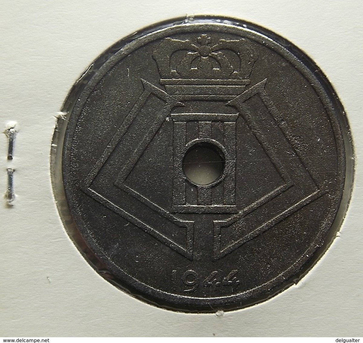 Belgium 25 Centimes 1944 Varnished - 25 Centimes