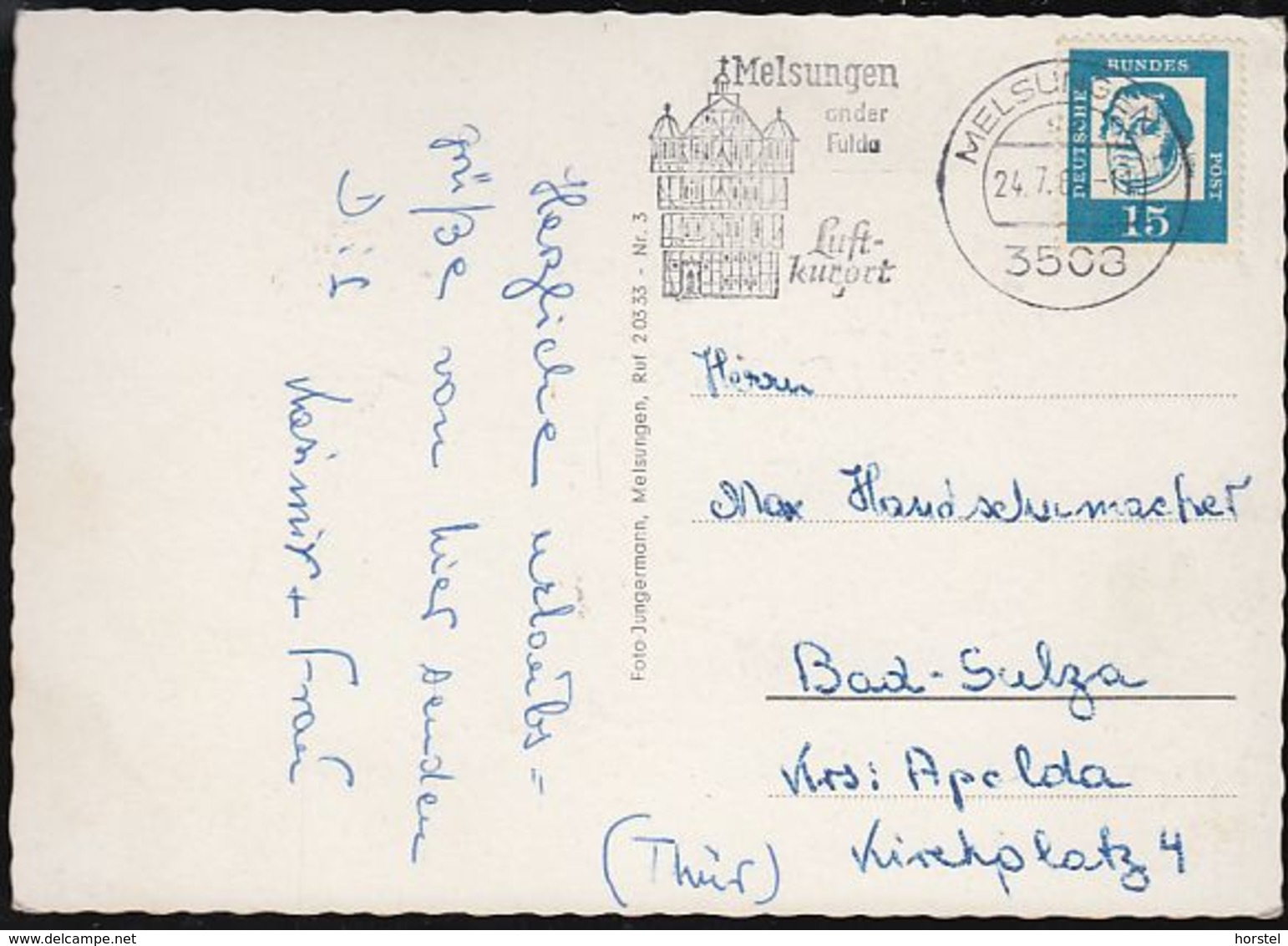 D-34323 Malsfeld Beiseförth - Fuldatal - Alte Ansicht - Nice Stamp - Schwalmstadt