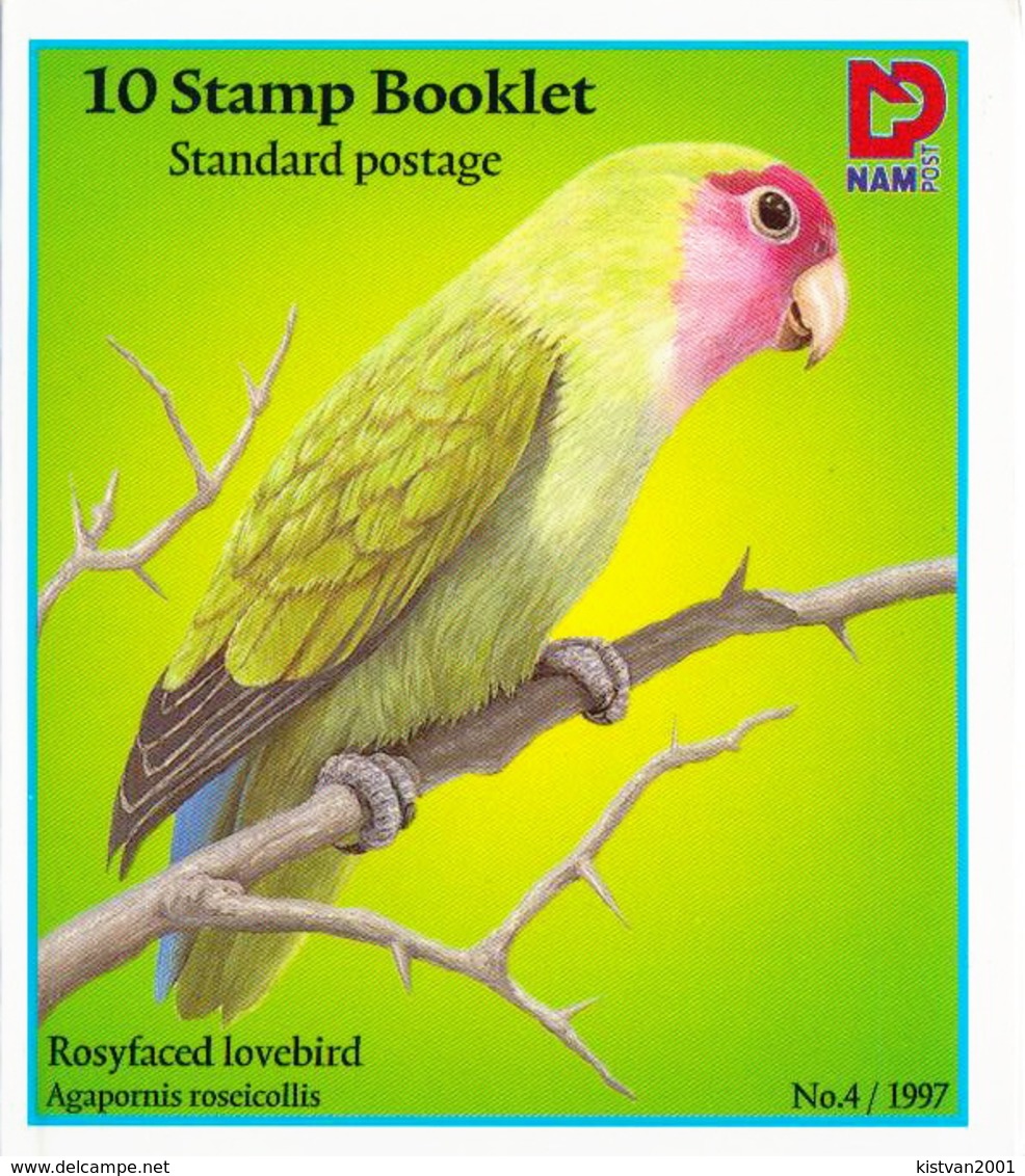 Namibia CTO Booklet - Parrots