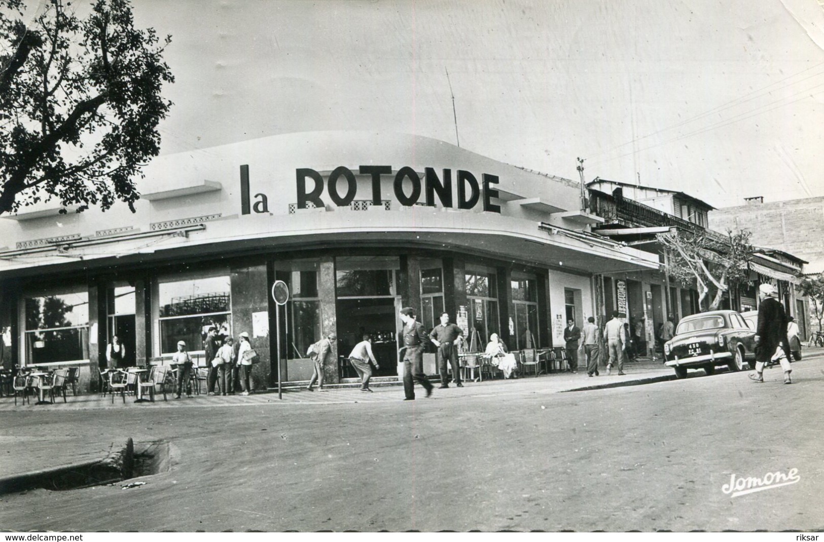 ALGERIE(ORLEANSVILLE) CAFE LA ROTONDE - Chlef (Orléansville)