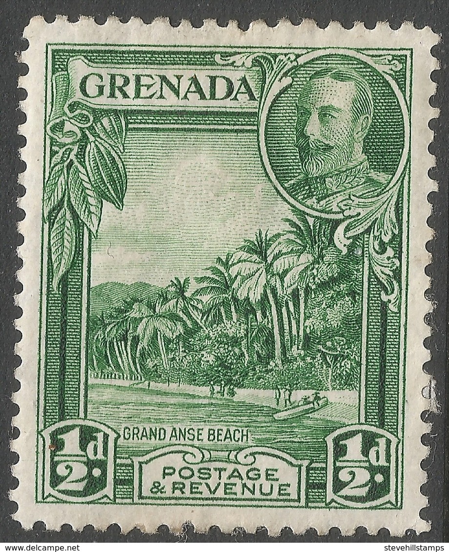 Grenada. 1934-36 KGV. ½d MH. P 12½ SG 135 - Grenada (...-1974)