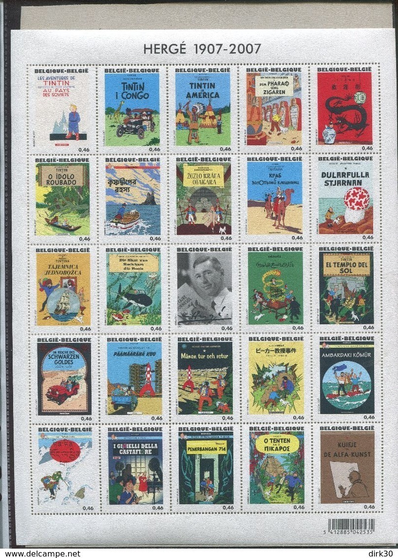 Belgie BL143 Tintin Bd Comics Strips MNH - 1961-2001