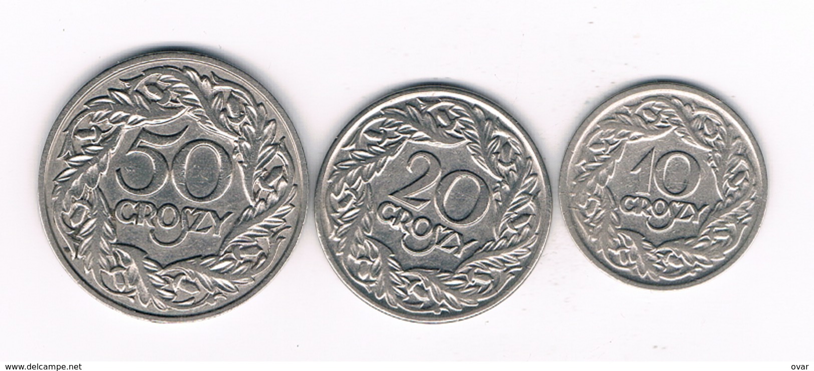 10,20 ,50 GROSZY 1923  POLEN /1402/ - Polen