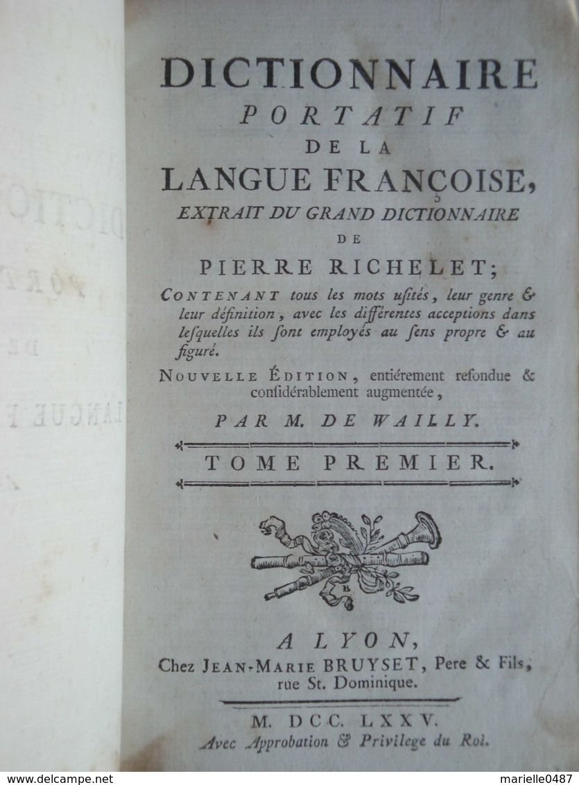 Dictionnaire De Richelet. - 1701-1800