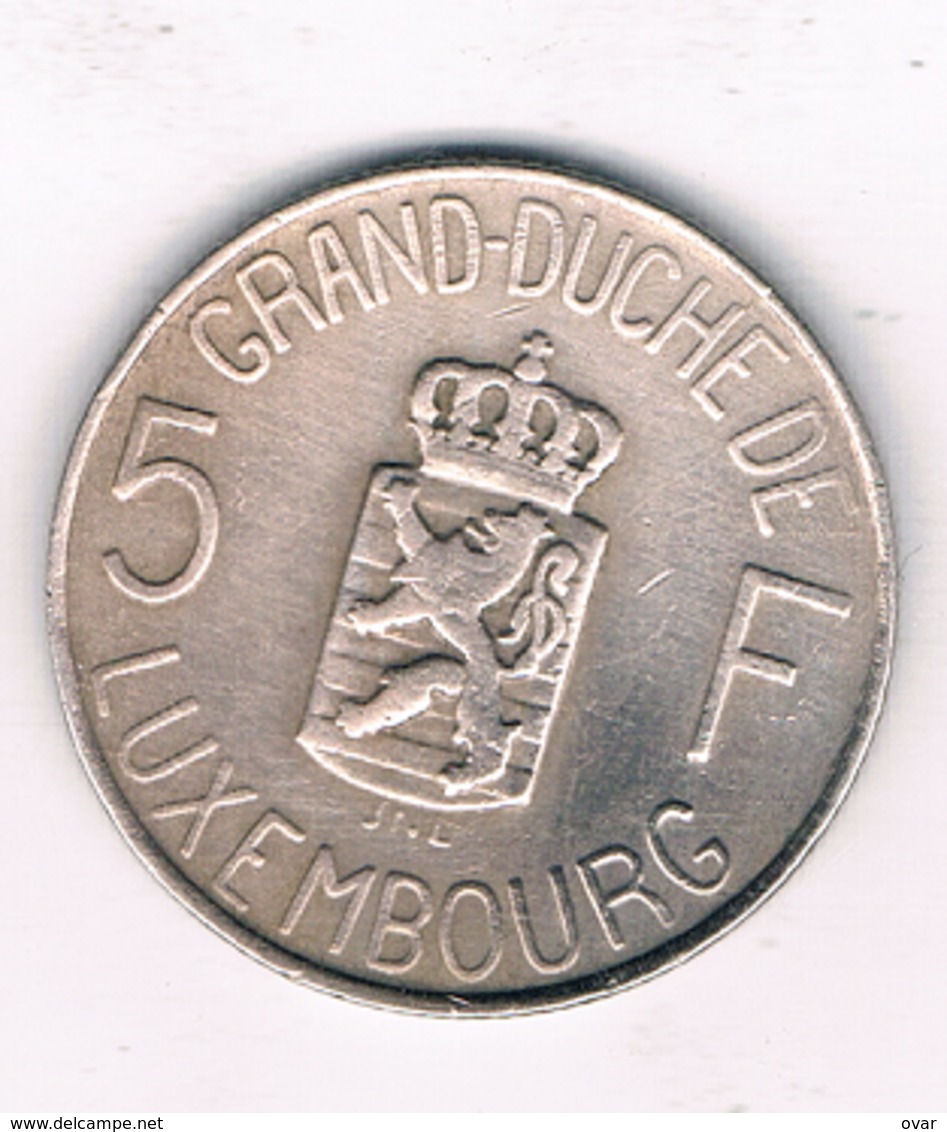 5 FRANC 1962 LUXEMBURG /1405/ - Luxembourg