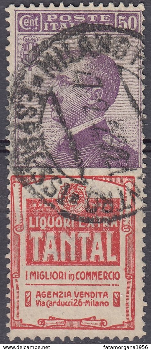 ITALIA - 1924/25 - Francobollo Pubblicitario "Tantal", Sassone 18, Usato. - Publicity