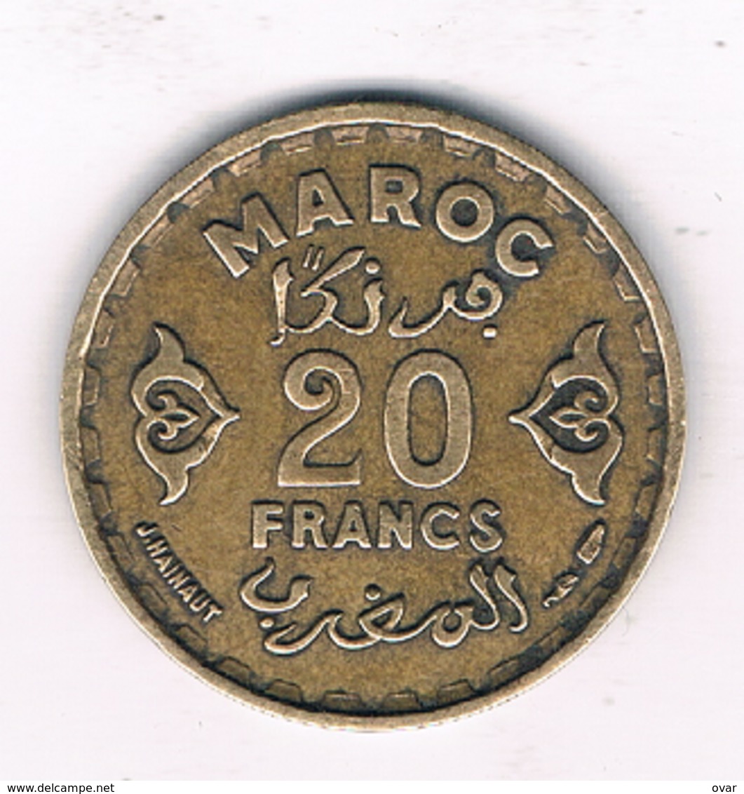 20 FRANC 1371 AH MAROKKO /1411/ - Maroc