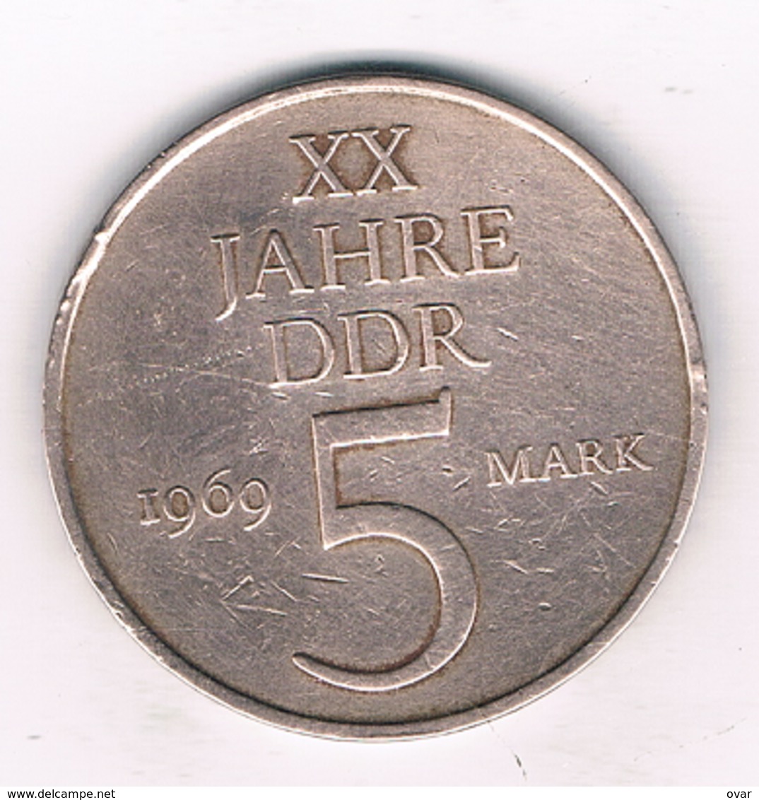 5  MARK 1969  A  DDR DUITSLAND /1414/ - 5 Mark